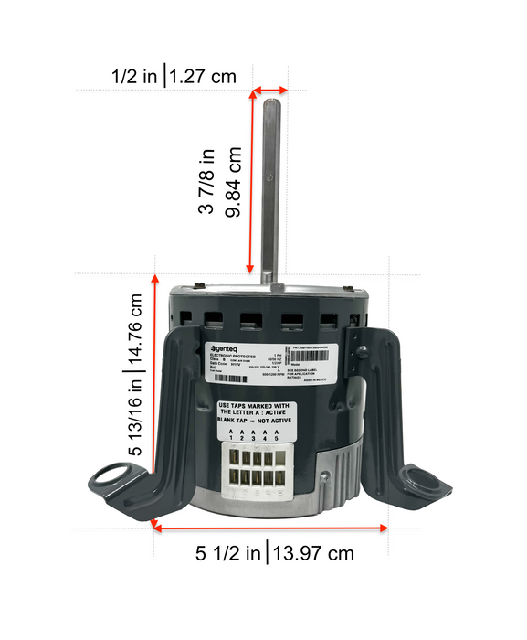 Motor de soplador Carrier HD44MR124 ECM X13 1/2 HP