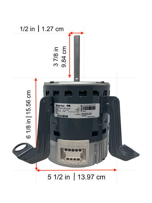 Motor de soplador Rheem 51-102602-01 ECM 3.0 1/2 HP