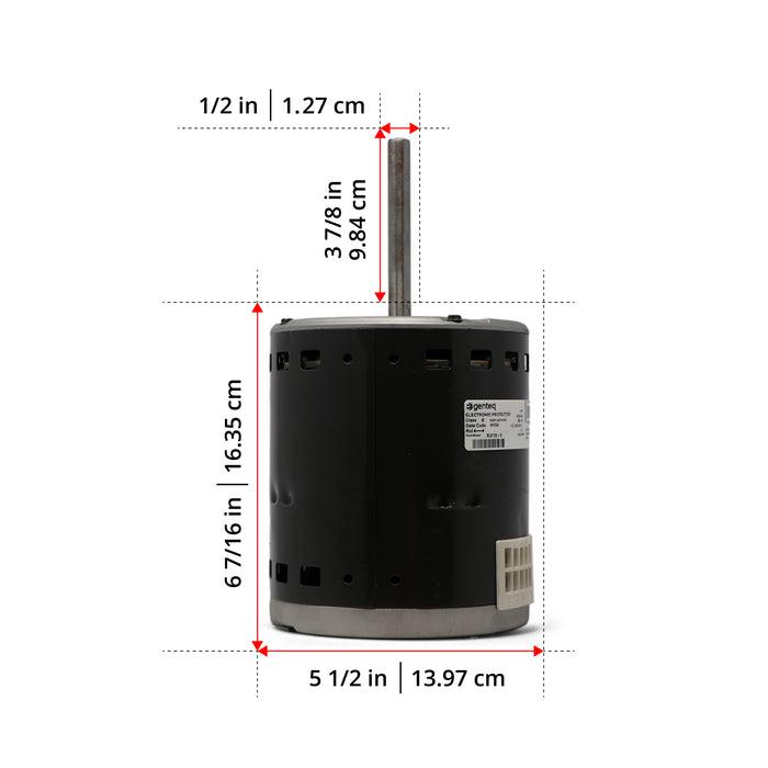 Day & Night HD46AR246 Blower Motor ECM X13 3/4 HP