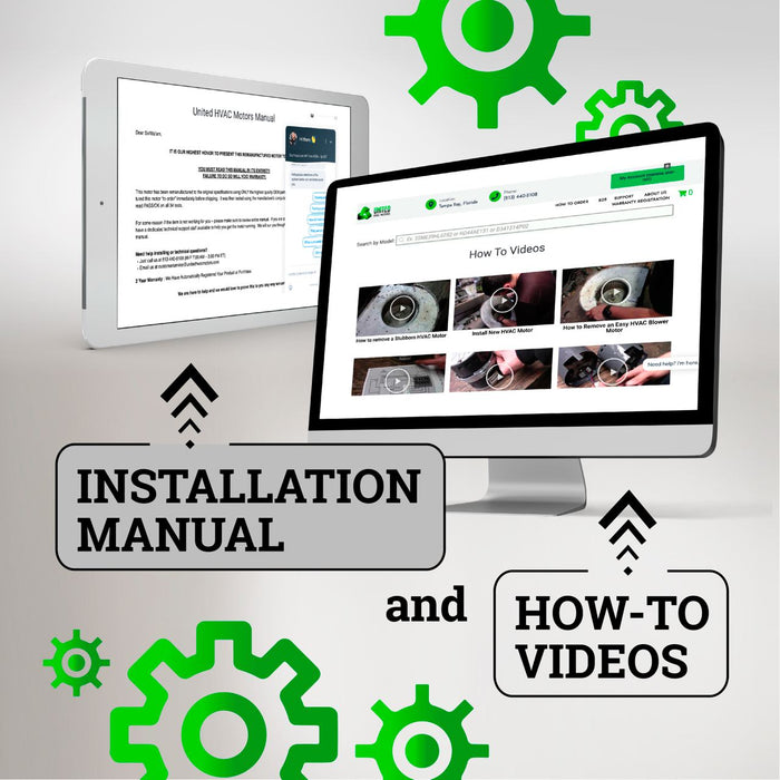 Day & Night PHD448000KTP0D1 Blower Motor X13 1 HP