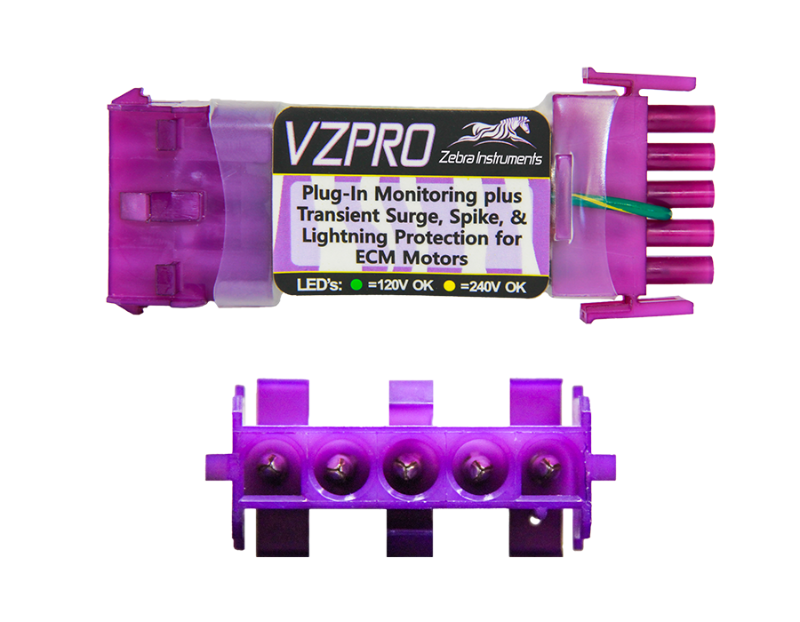 Zebra Instruments ECM Protector Plug-in Transient protection for ECM motor VZPRO