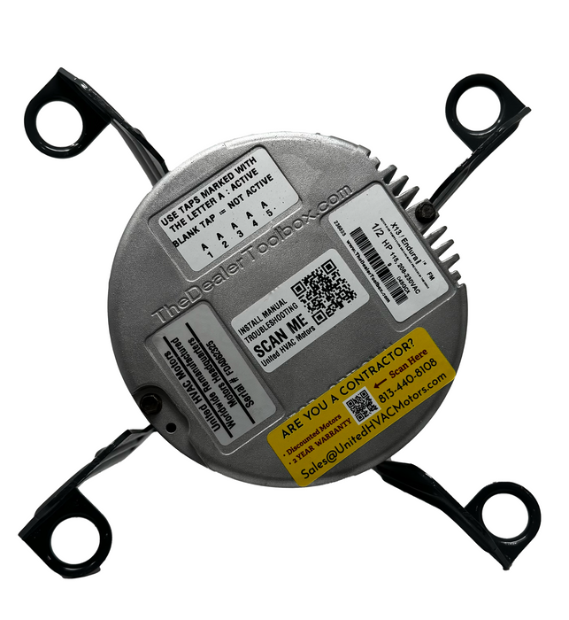 Motor de soplador Carrier HD44MR124 ECM X13 1/2 HP