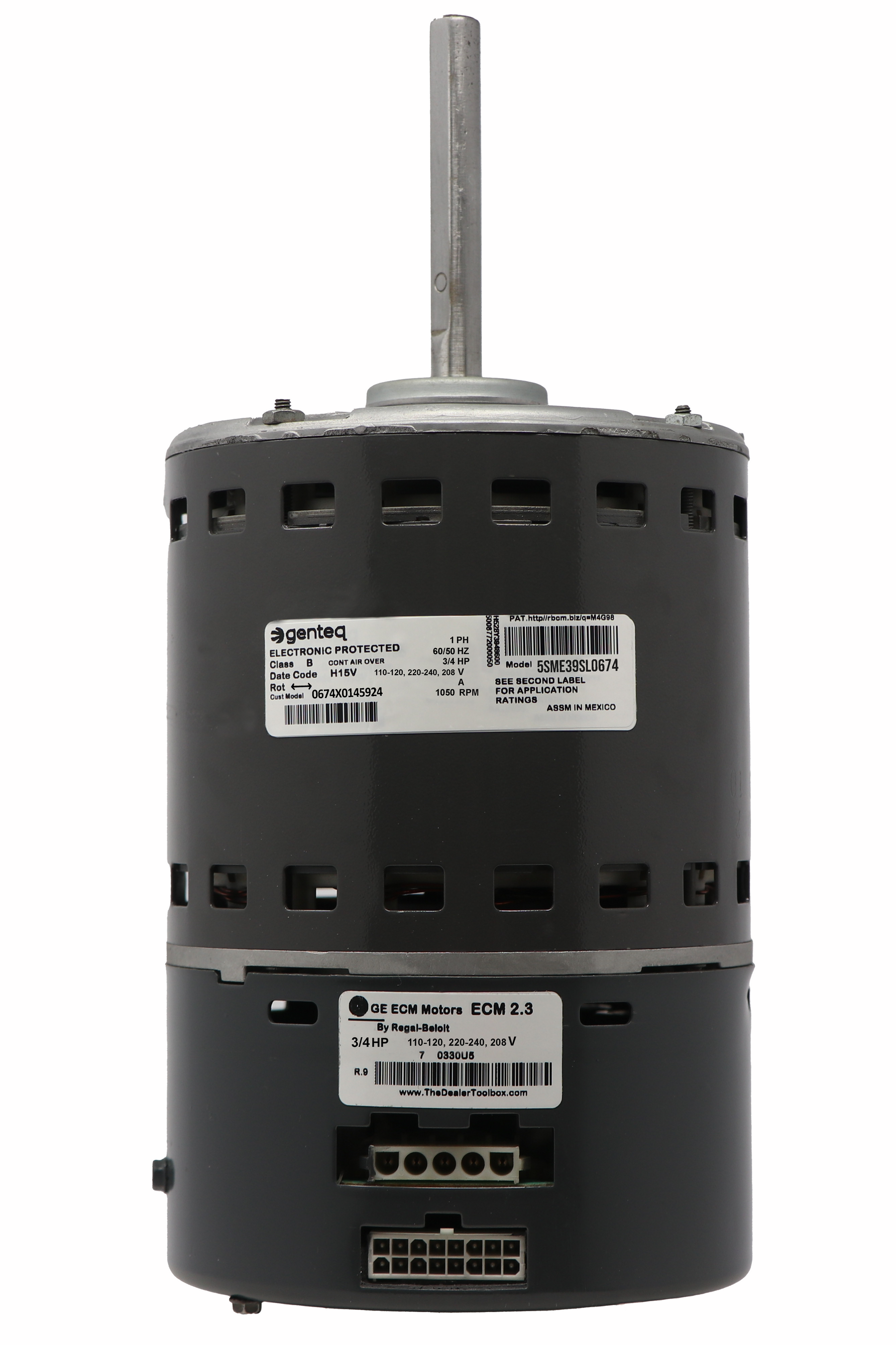 Remanufactured Genteq ECM 2.3 blower motor supplied to HVAC contractors in New York