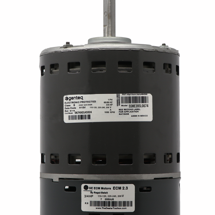 Remanufactured Genteq ECM 2.3 blower motor supplied to HVAC contractors in New York