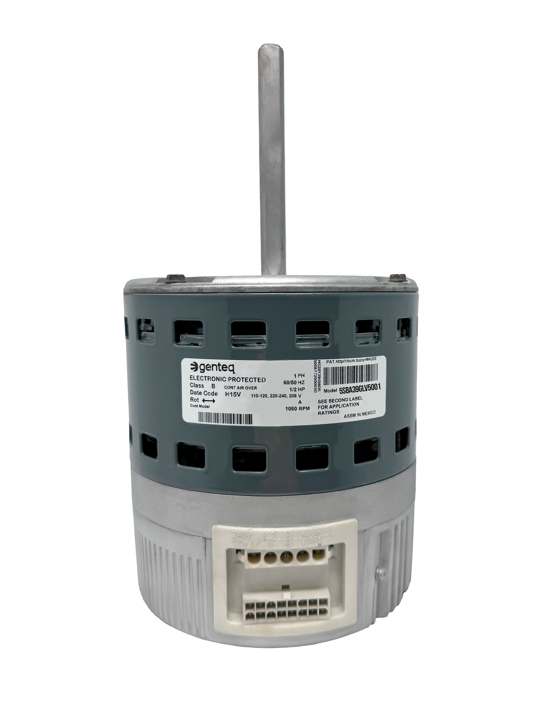 Remanufactured Genteq ECM EON 1/2 HP blower motor supplied to HVAC contractors in Chicago