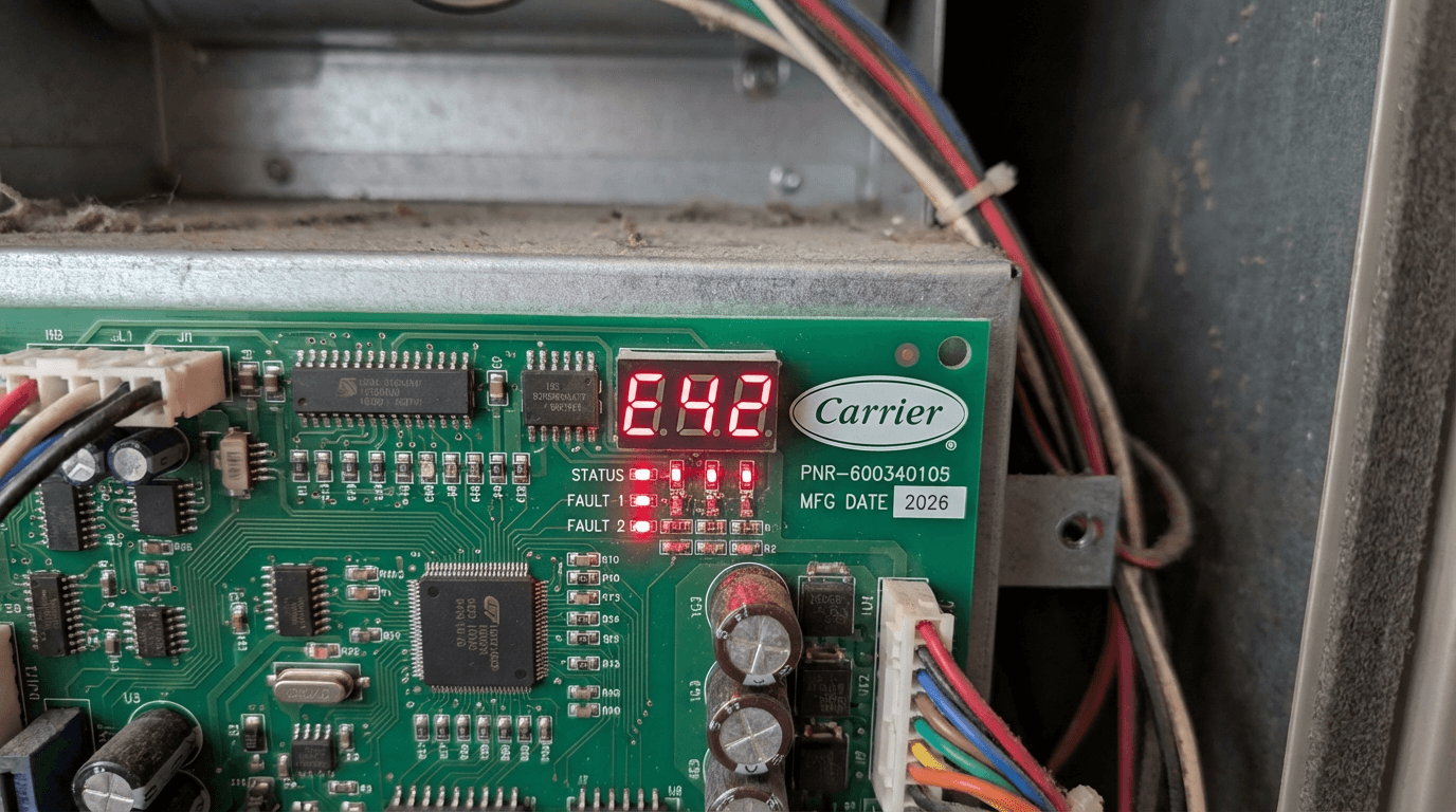 Carrier Furnace & AC Error Codes Explained