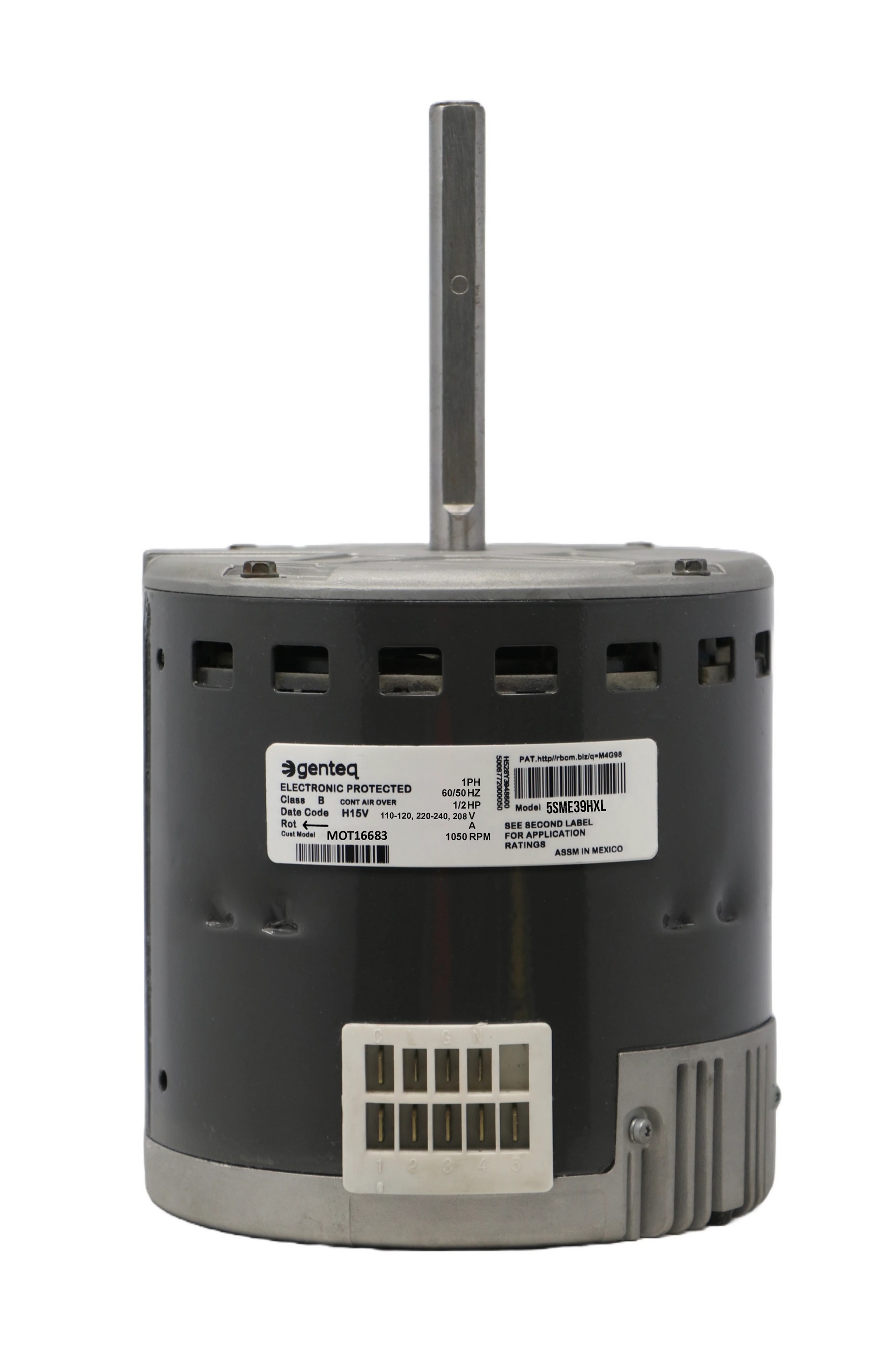 Remanufactured Genteq ECM X13 blower motor supplied to HVAC contractors in San Jose