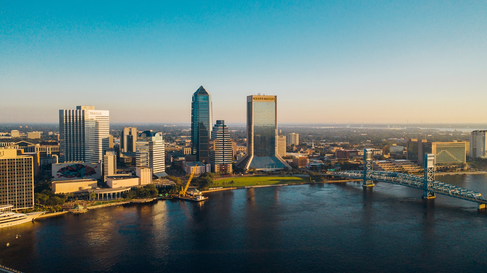 Downtown Jacksonville, Florida skyline along the St. Johns River