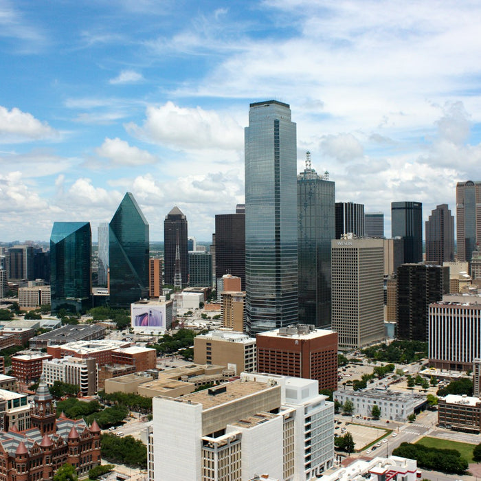 Downtown Dallas, Texas skyline viewed from Reunion Tower