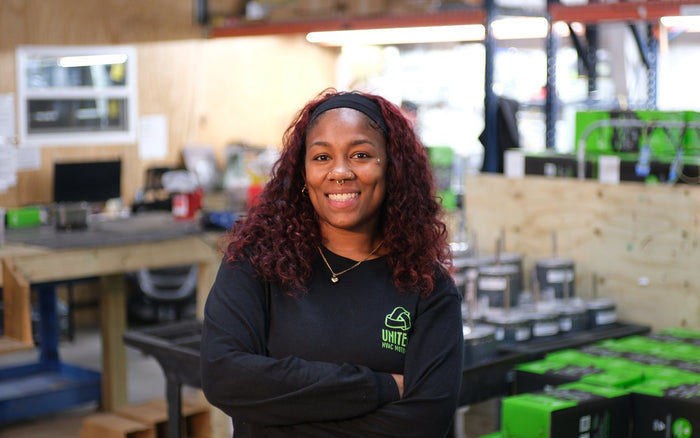 United HVAC Motors team member at the motor remanufacturing shop in Tampa, Florida