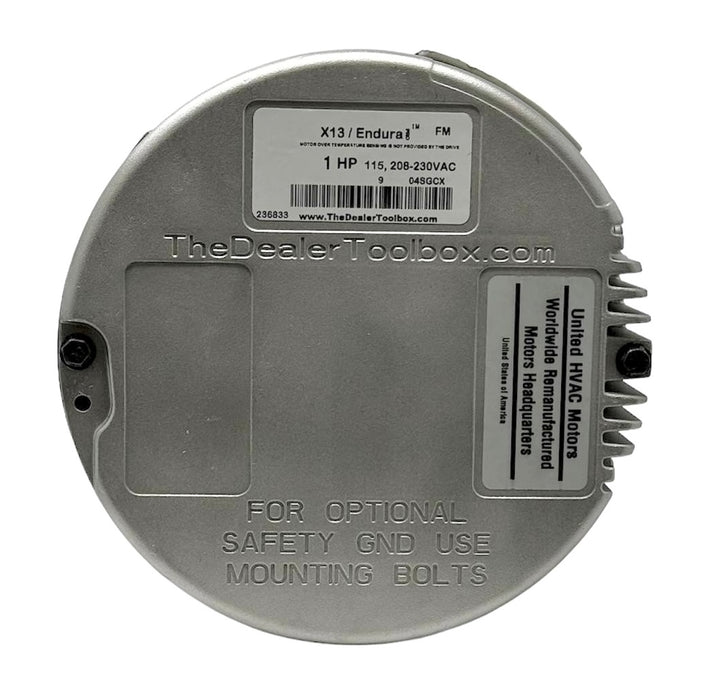 Motor de soplador Day &amp; Night PGF348080KU1A1 X13 1 HP
