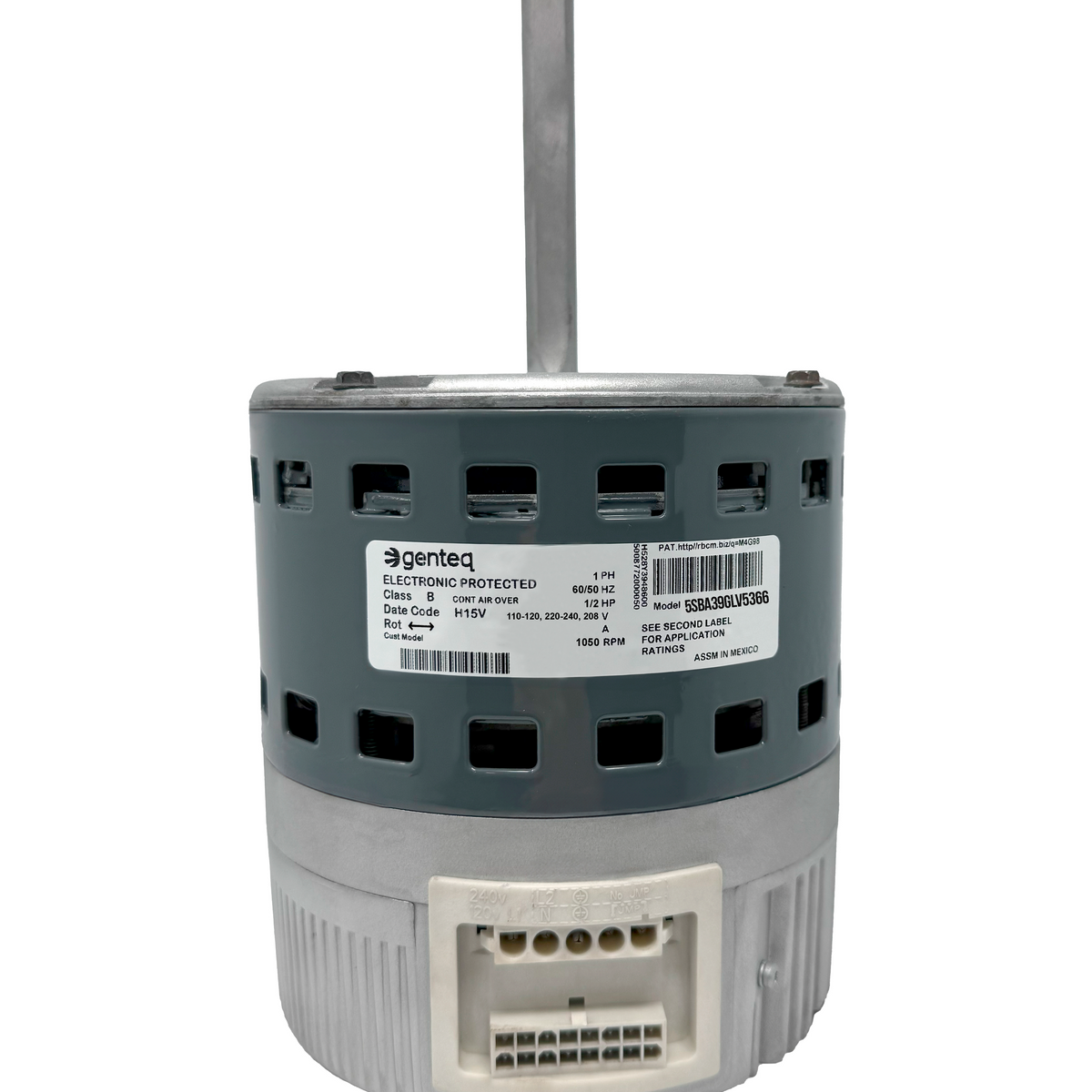 5SBA39GLV5366 GE Genteq Blower Motor ECM EON 1/2 HP - United