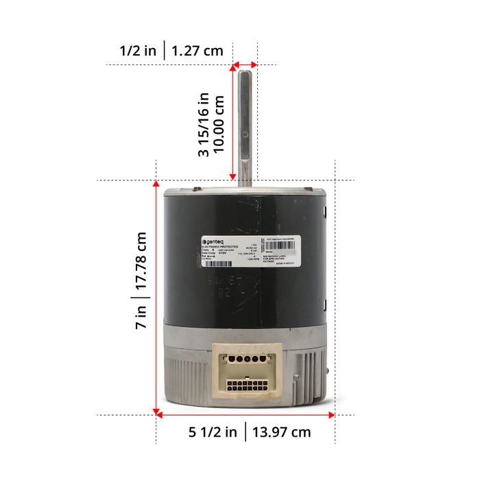 Motor de soplador Goodman-Amana 0231K00036A ECM 2.3 1 HP 