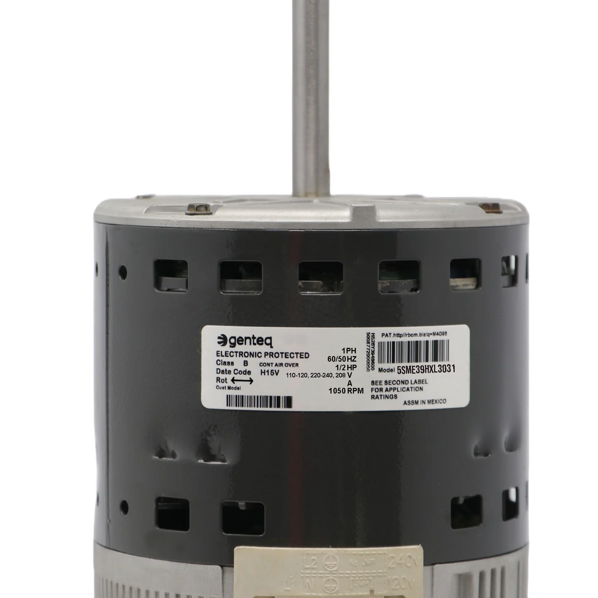 spnページ 【443】 Lennox Genteq 101564-01 Blower Motor 5SME39HXL3031