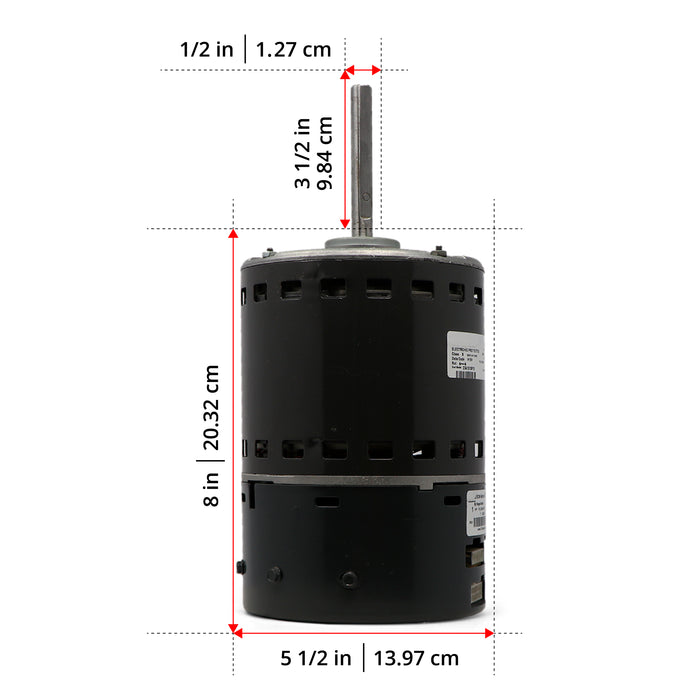 Motor de soplador Carrier 58MV660003 ECM 3.0 1 HP 