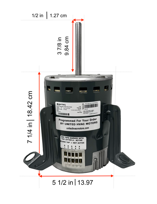 5SME39SXL013A Motor de soplador Genteq ECM X13 1 HP 