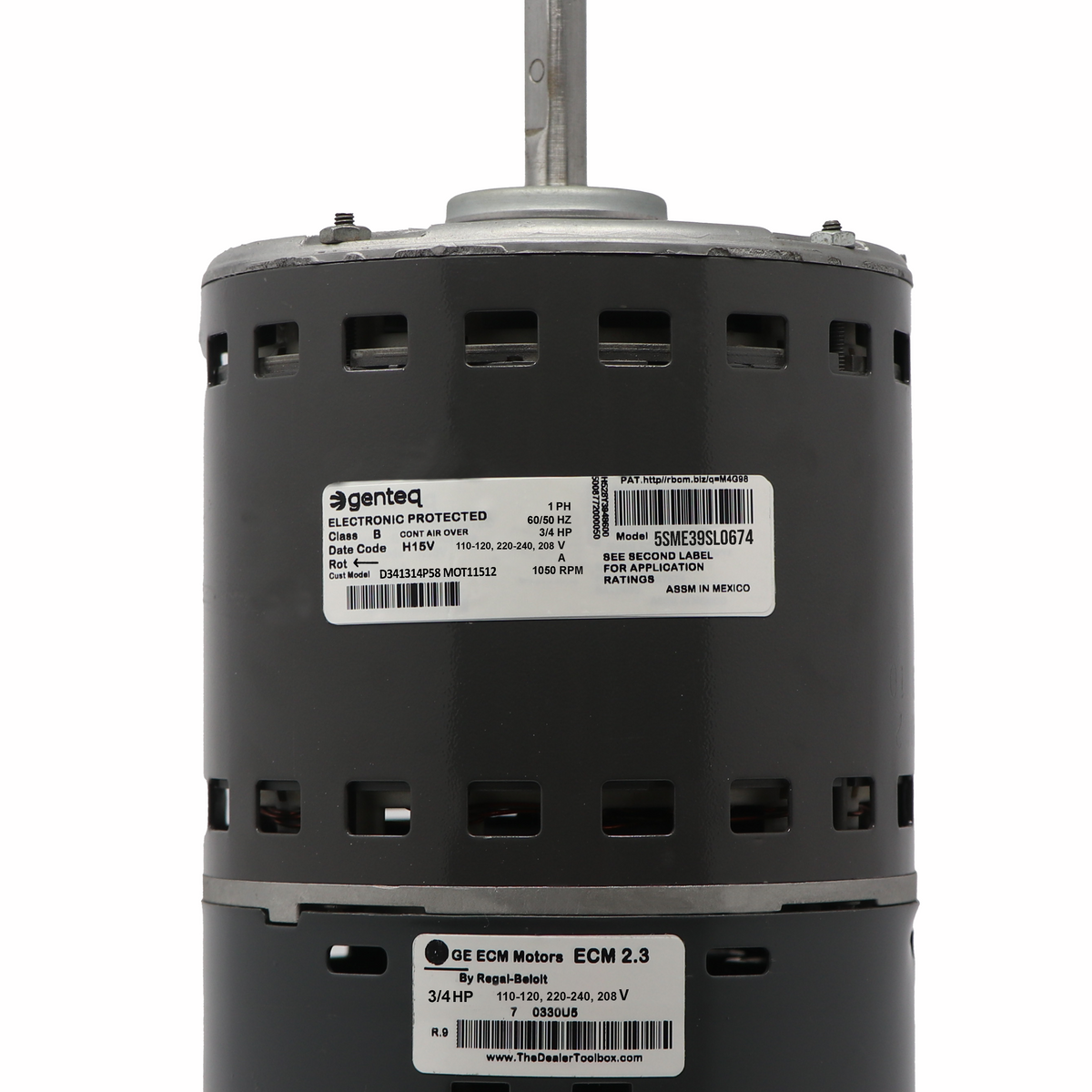 スペシャル特典 Motor Blower MOT11512 D341314P58 Trane ECM HP 3/4 2.3 美容液