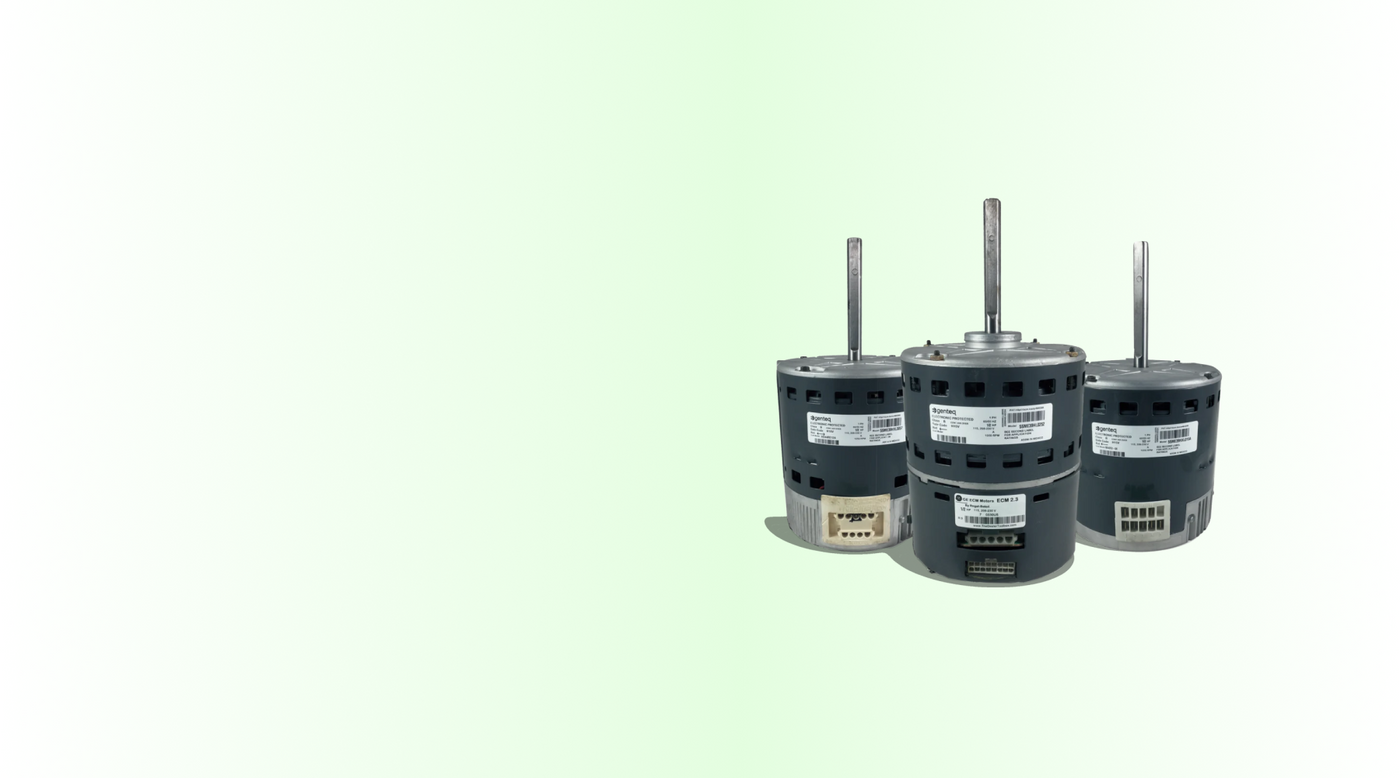Remanufactured HVAC blower motors