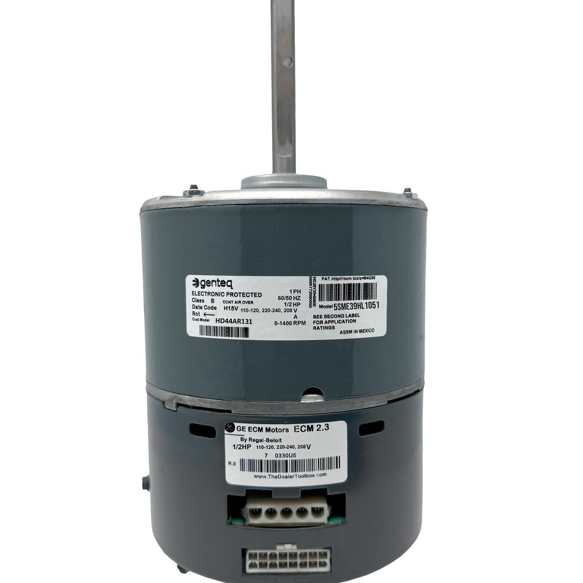 Carrier HD44AR131 Blower Motor ECM 1/2 HP United HVAC Motors