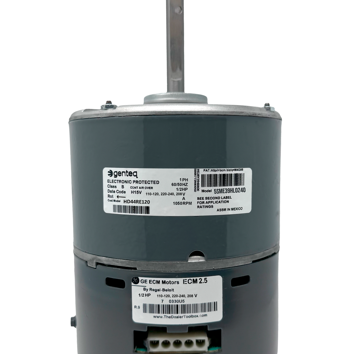 Carrier HD44RE120 Blower Motor ECM 2.5 1/2 HP - United HVAC Motors