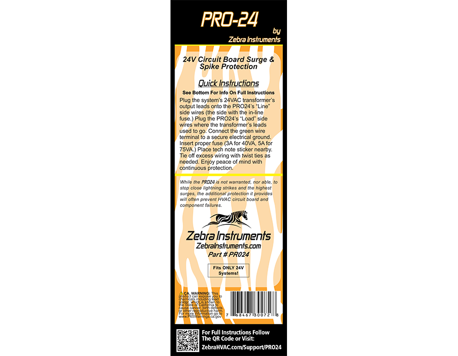 PRO24 24V PlugIn Surge and Spike Protector Remanufactured HVAC