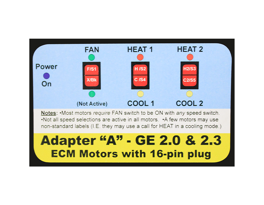 UZHMA Universal Zebra Adapter A Remanufactured HVAC ECM Blower