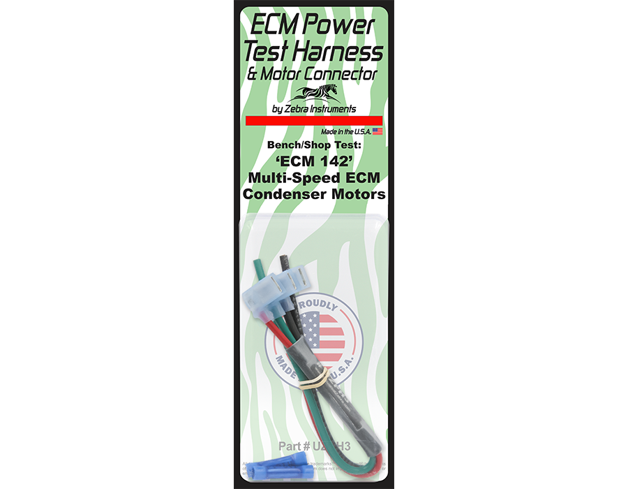 UZPH3 - Power Test Harness #3 - United HVAC Motors